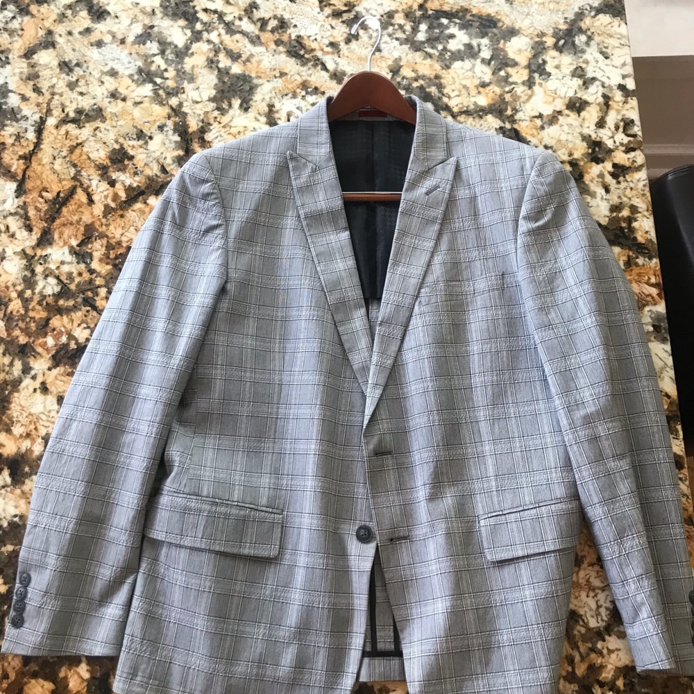 John Varvatos checkered sport coat